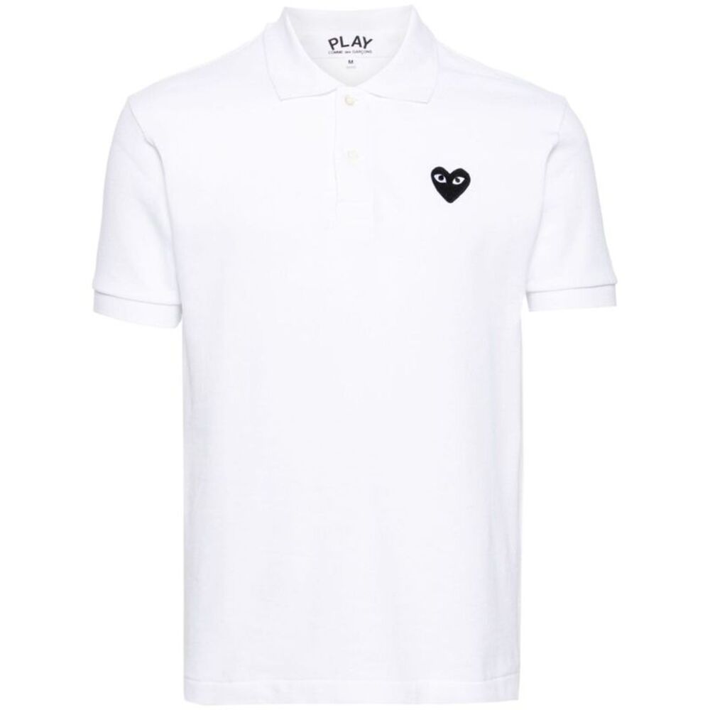 Comme Des Garçons Play Men Cotton Polo Shirt